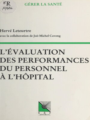 cover image of L'Évaluation des performances du personnel à l'hôpital